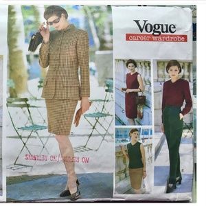 VOGUE  PATTERN, 1996 Vogue Career Wardrobe, Size 8-10-12, #1852
